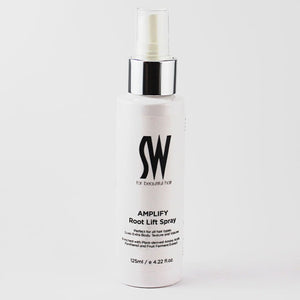 AMPLIFY Root Lift Spray Gives Body, Texture and Volume to fine hair.